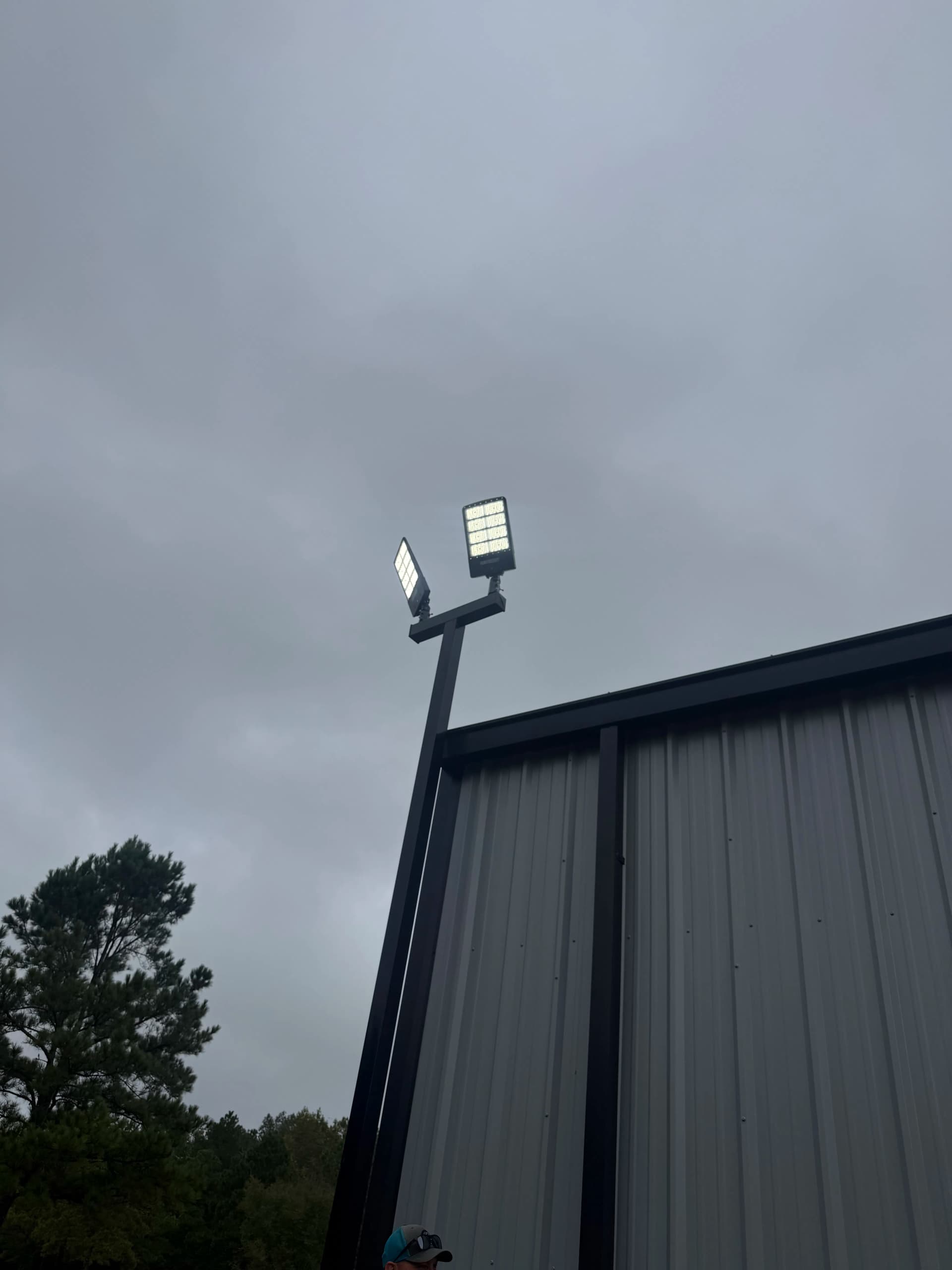 Gallery photos for Pole Light and Outdoor Outlet Install for a New Venue Grand Opening: Image #2