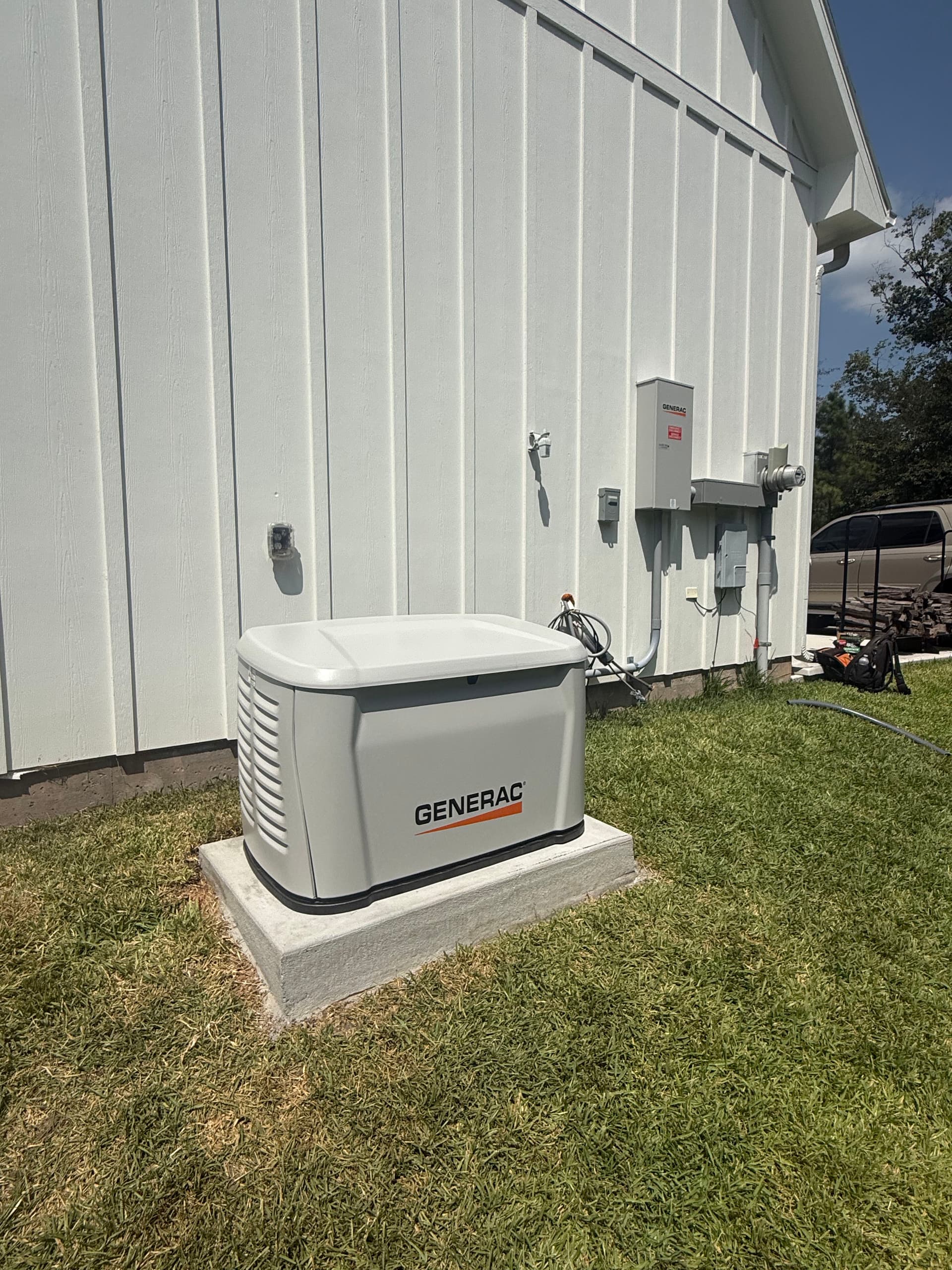 Gallery photos for 24kW Generac NEXTGEN Whole-Home Generator Install in Willis TX: Image #1