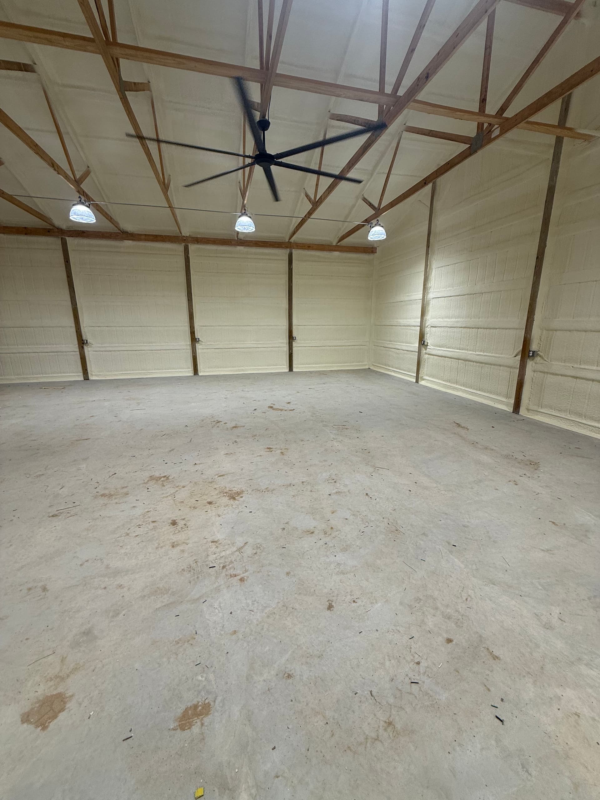 Gallery photos for Shop Electrical Build-Out with Dimmable LED UFO Lights and 240V Power: Image #1